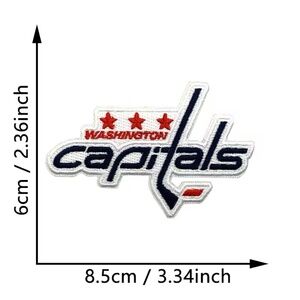 Washington Capitals NHL Patches DIY HOCKEY All Teams Embroidered